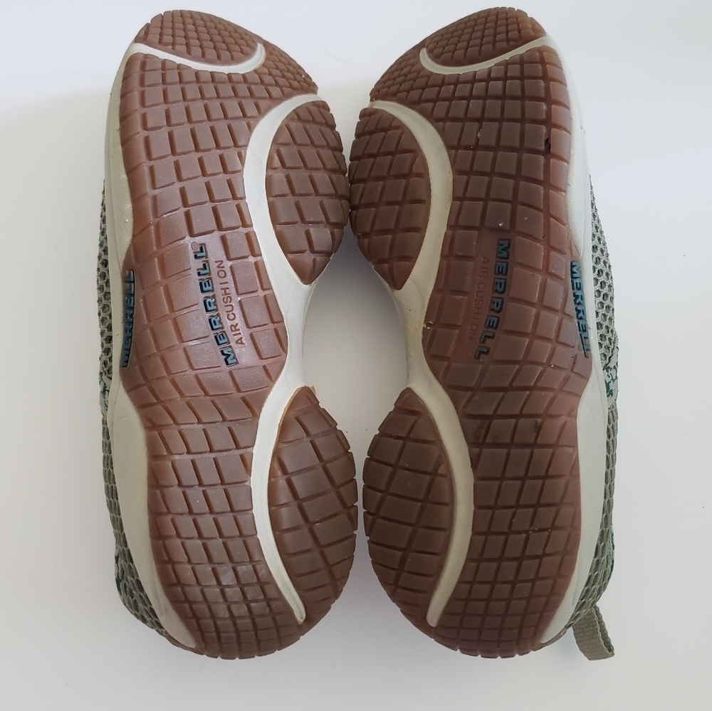 Merrell Encore Breeze Clog Style Sneakers Sz 6 Green White Sage Hiking Walking - Picture 11 of 11